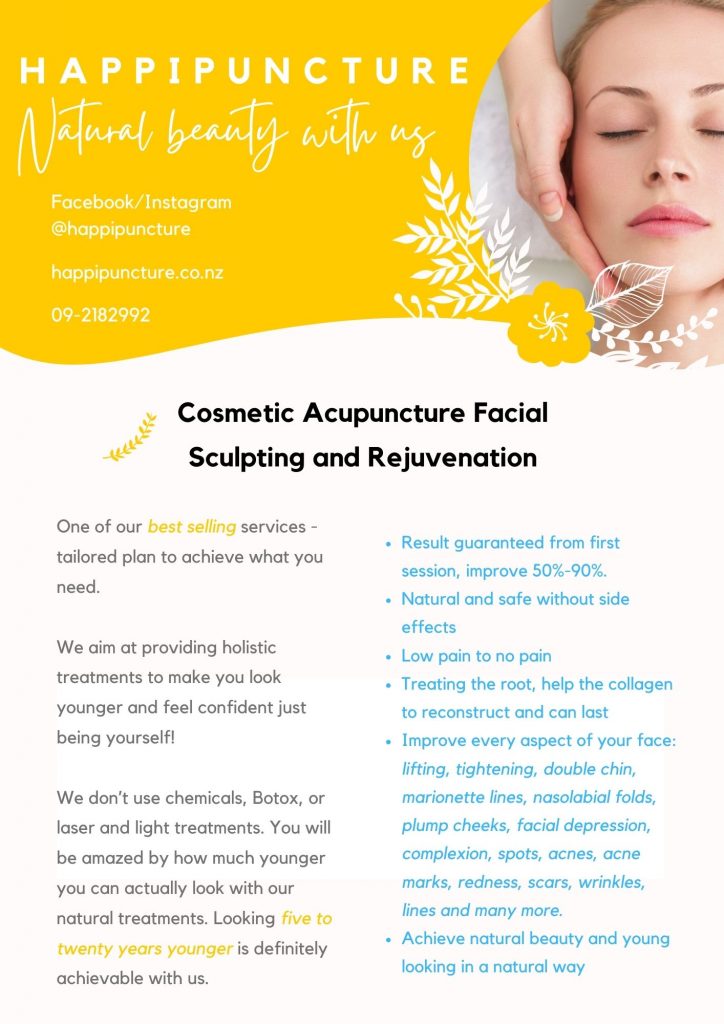 Cosmetic Acupuncture Facial Sculpting Rejuvenation 5 sessions